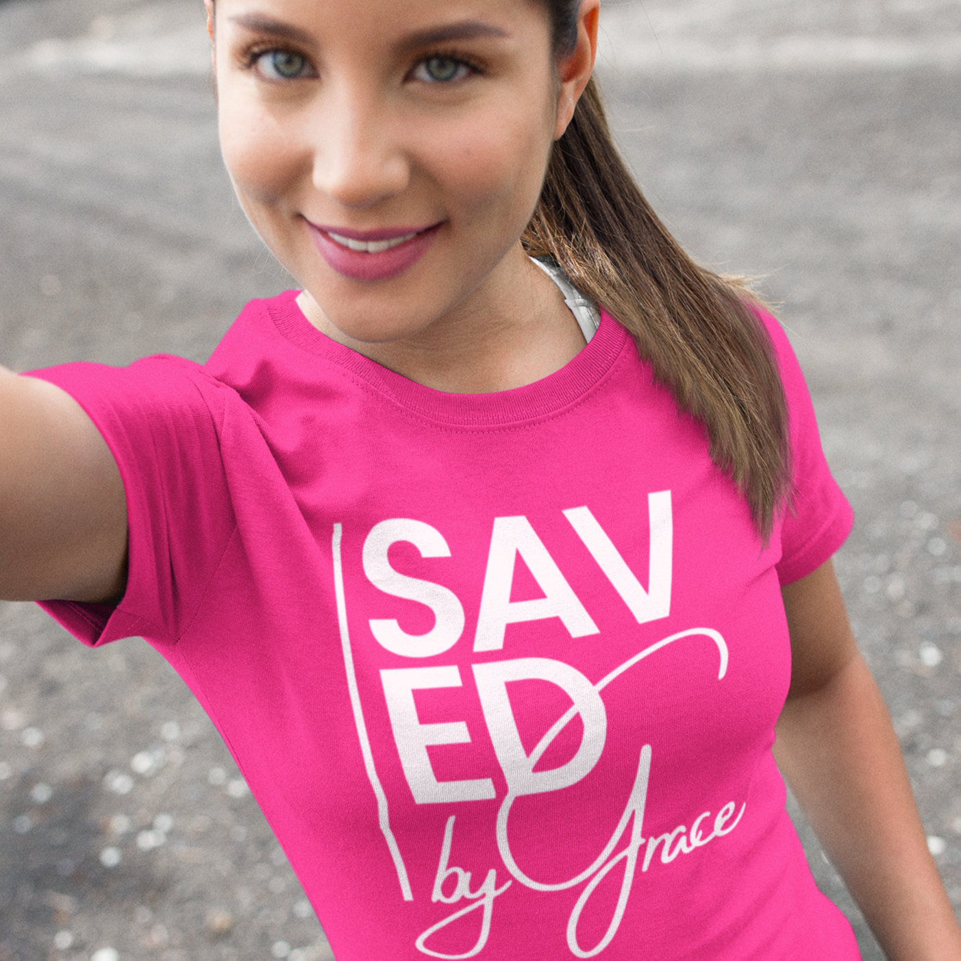 Saved by Grace (Women’s Tee)