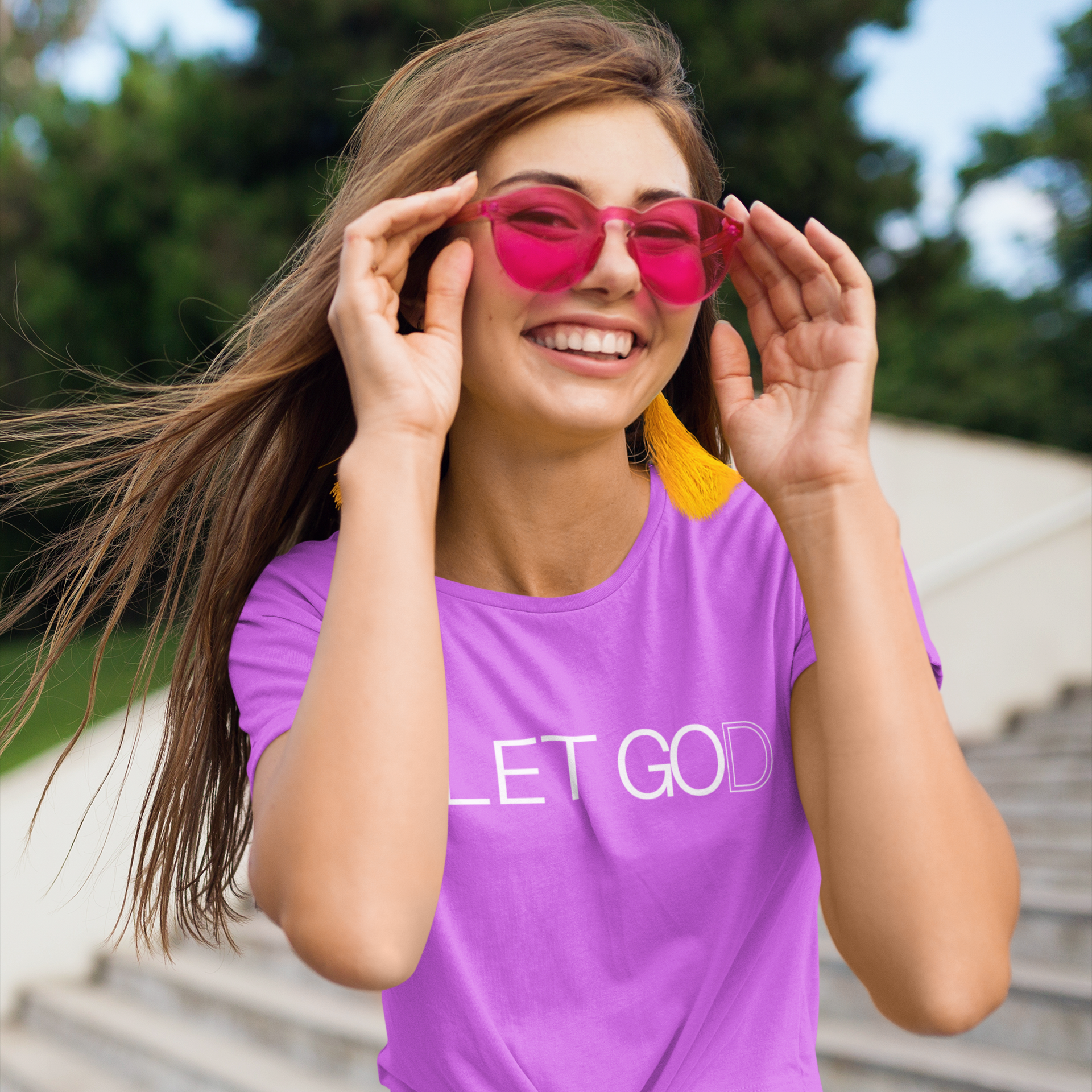 Let Go and Let God (Women’s Tee)